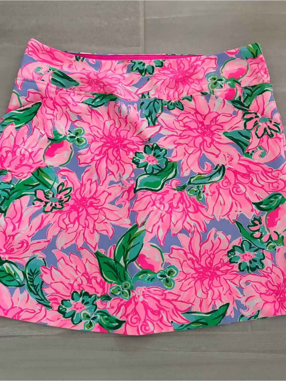 Lilly Pulitzer Pink Floral Mini Skort Women’s size 6